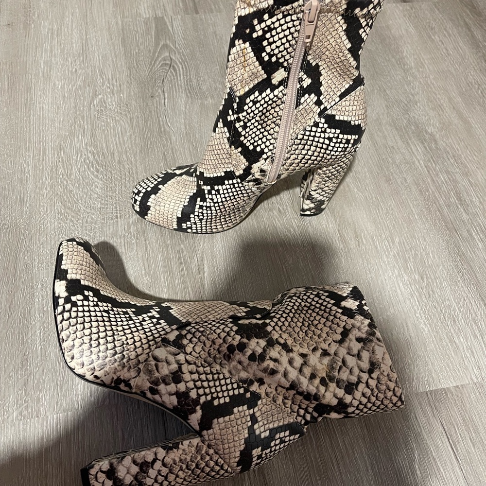 Call It Spring Piellan Snake Print Boots - image 6